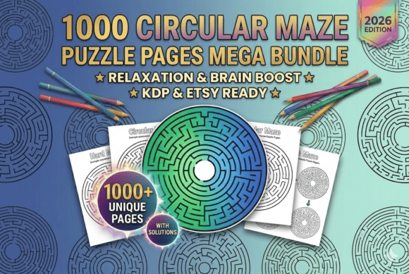 1000 Hard Circular Maze Puzzles KDP: A Comprehensive Guide for Puzzle Enthusiasts and Publishers