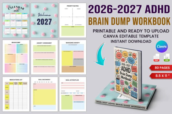 2026–2027 ADHD Brain Dump Workbook