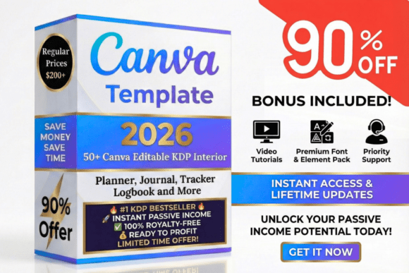50 Editable Templates KDP 2026: A Game-Changer for Your Amazon KDP Business