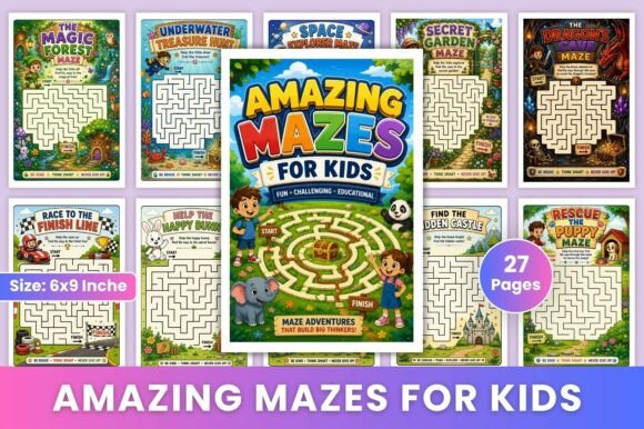 Amazing Mazes for Kids: A Fun and Educational Way to Boost Cognitive Skills