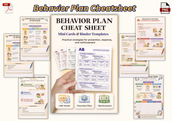 Behavior Plan Cheat Sheet
