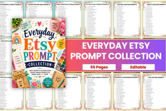 Everyday Etsy Prompt Collection: A Strategic Resource for Etsy Sellers and Digital Entrepreneurs