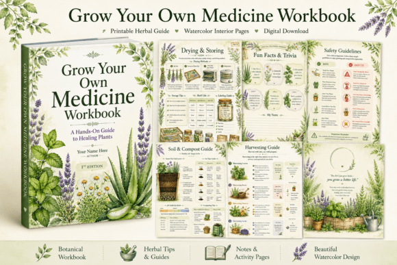 Grow Herbs Medicine Workbook – Your Guide to Cultivating a Medicinal Herb Garden