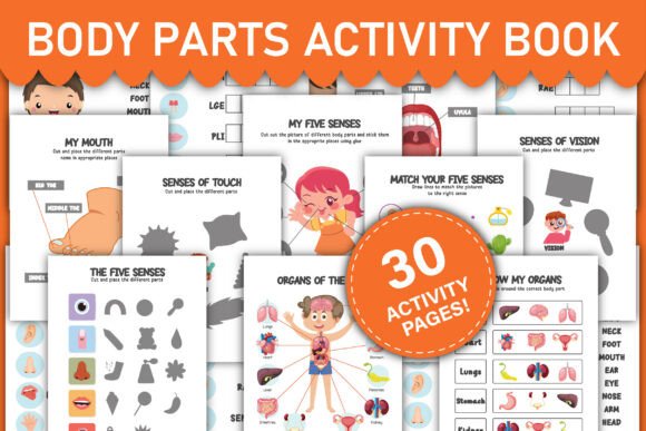 Introducing the Body Parts Activity Book: A Fun Way to Teach Kids About the Human Body