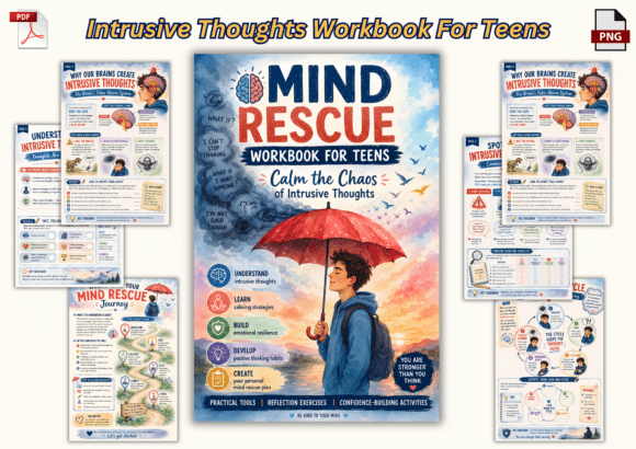 Intrusive Thoughts Workbook for Teens