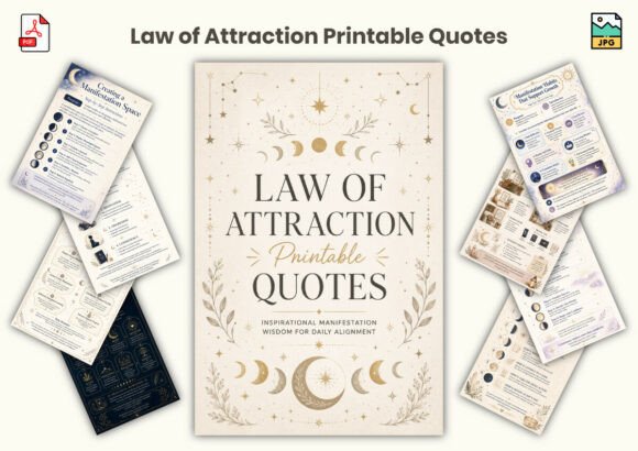 Law of Attraction Printable Quotes: A Guide to Manifesting Positivity and Purpose