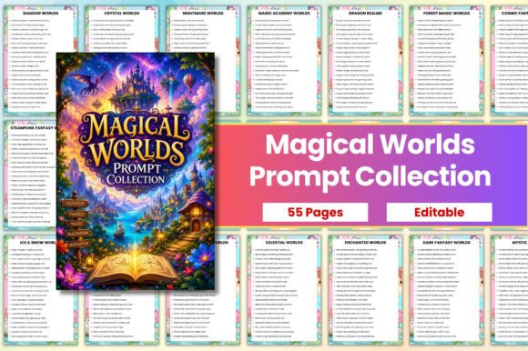 Magical Worlds Prompt Collection: A Gateway to Endless Fantasy Creativity