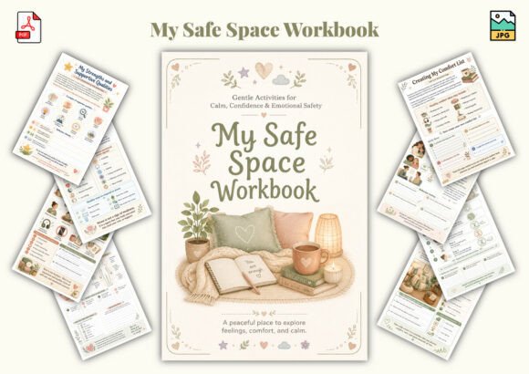 My Safe Space Workbook: A Thoughtful Tool for Emotional Wellness and Mindfulness