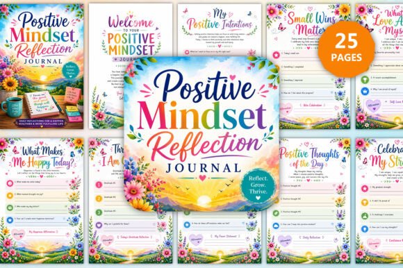 Positive Mindset Reflection Journal: A Tool for Personal Growth and Emotional Well-Being