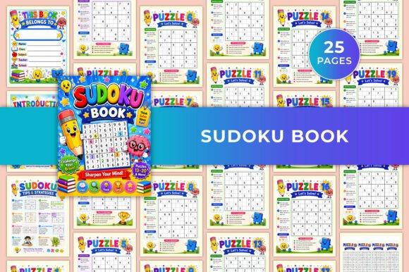 Sudoku Book KDP Graphic: A Customizable Puzzle Resource for Logic Enthusiasts