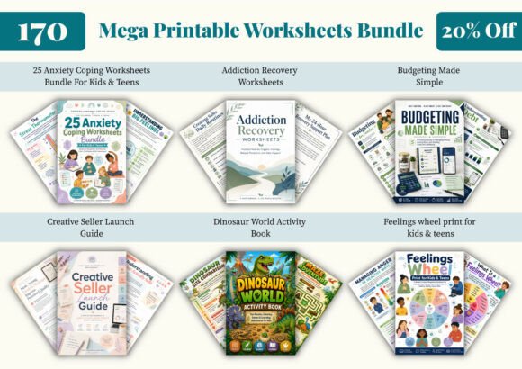 The Ultimate Guide to the Mega Printable Worksheets Bundle for Personal Growth and Education